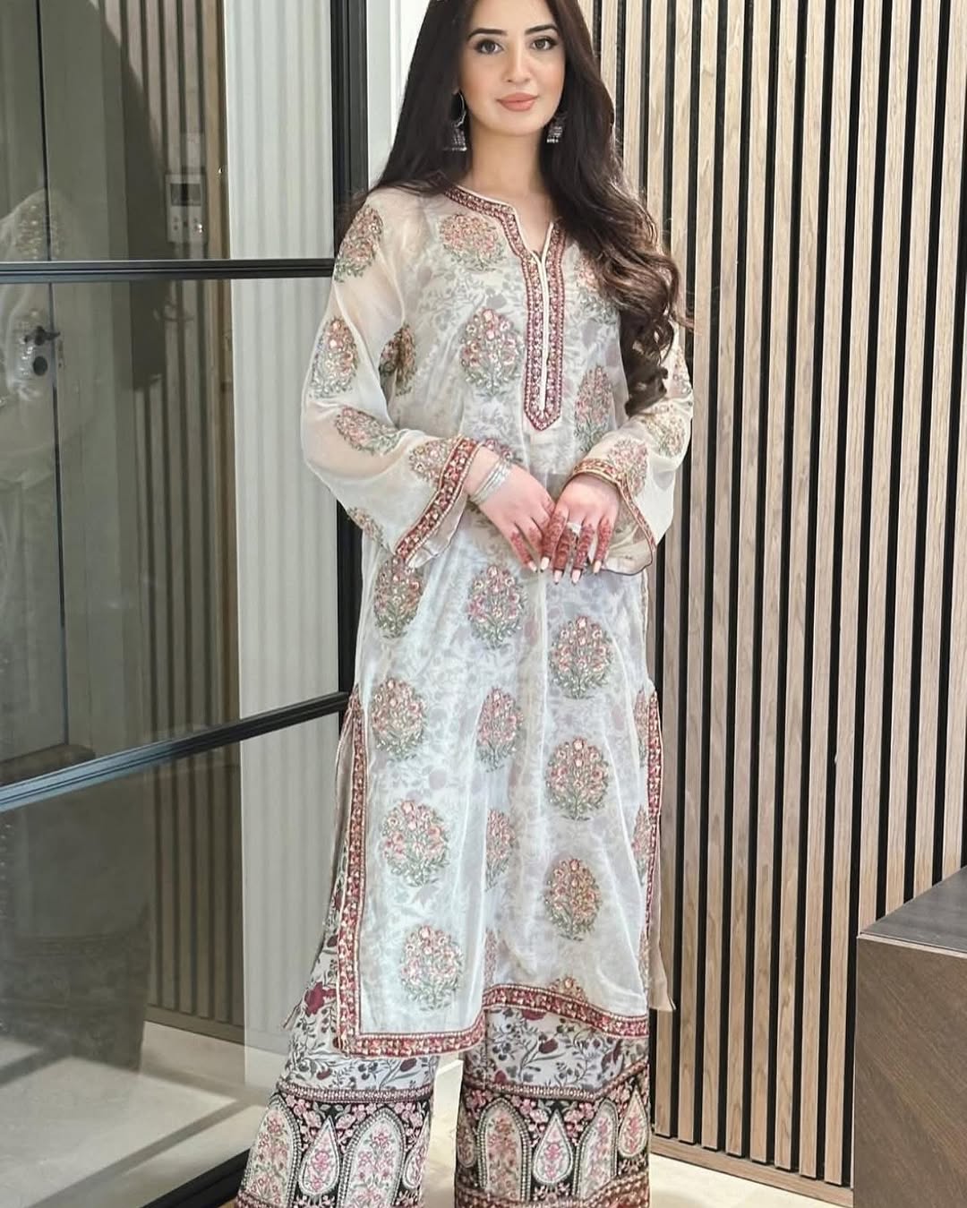 Premium Partywear Top, Plazzo & Dupatta Set