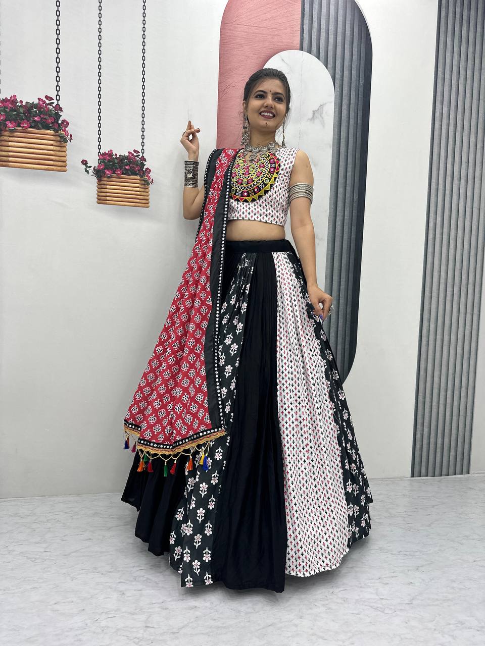 Navratri Special 8-Meter Flair Lehenga Choli
