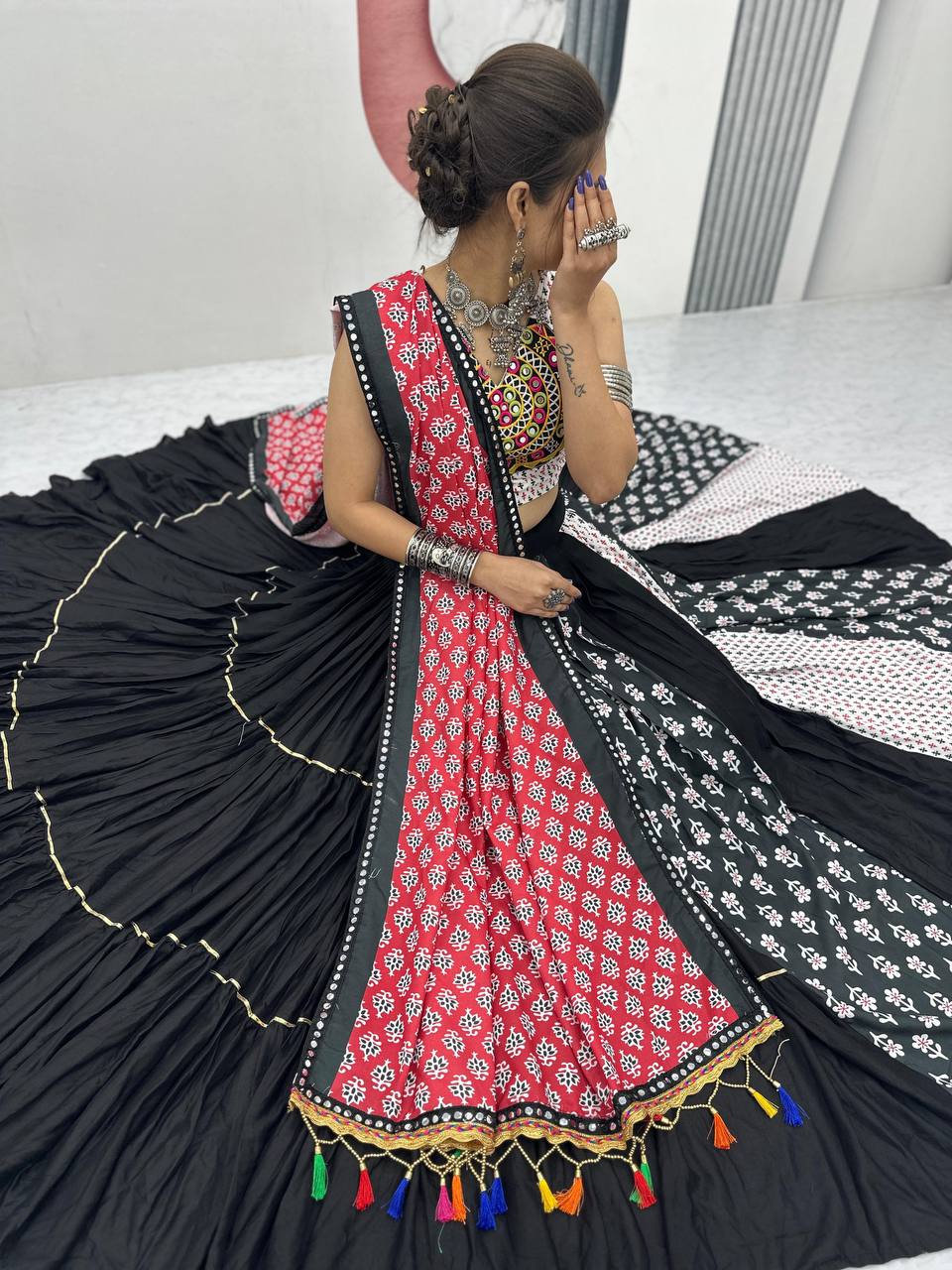 Navratri Special 8-Meter Flair Lehenga Choli