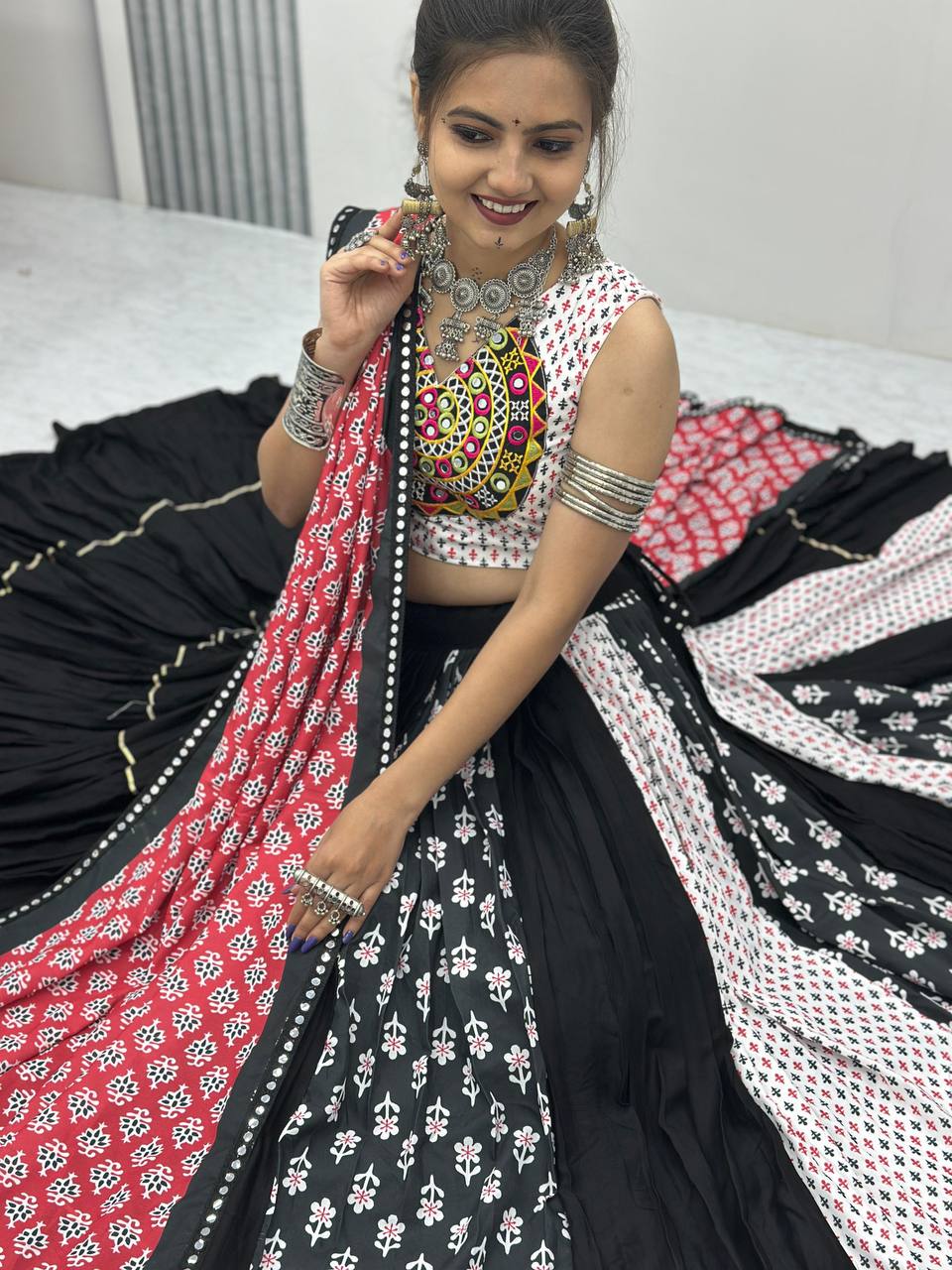 Navratri Special 8-Meter Flair Lehenga Choli