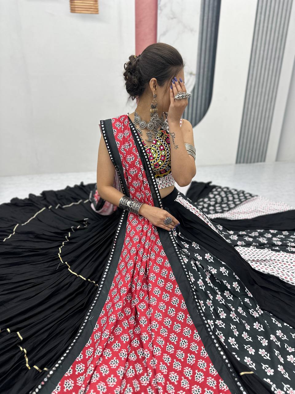Navratri Special 8-Meter Flair Lehenga Choli
