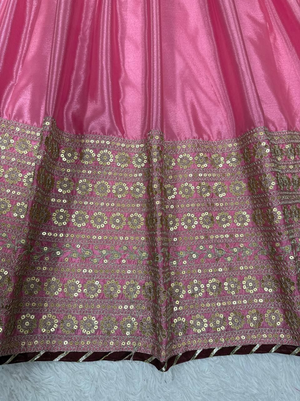 Designer Ethnic Set with Dori Embellished Top & Dupatta