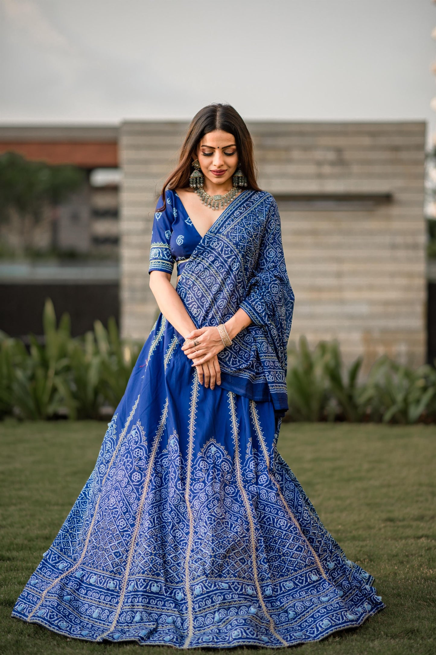 Stunning Silk Lehenga Set with Canvas and Dupatta