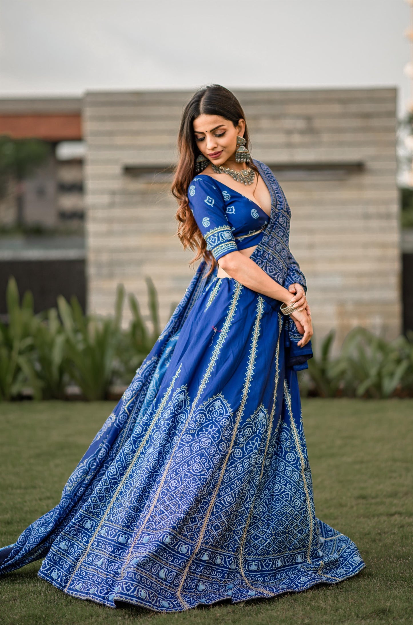 Stunning Silk Lehenga Set with Canvas and Dupatta