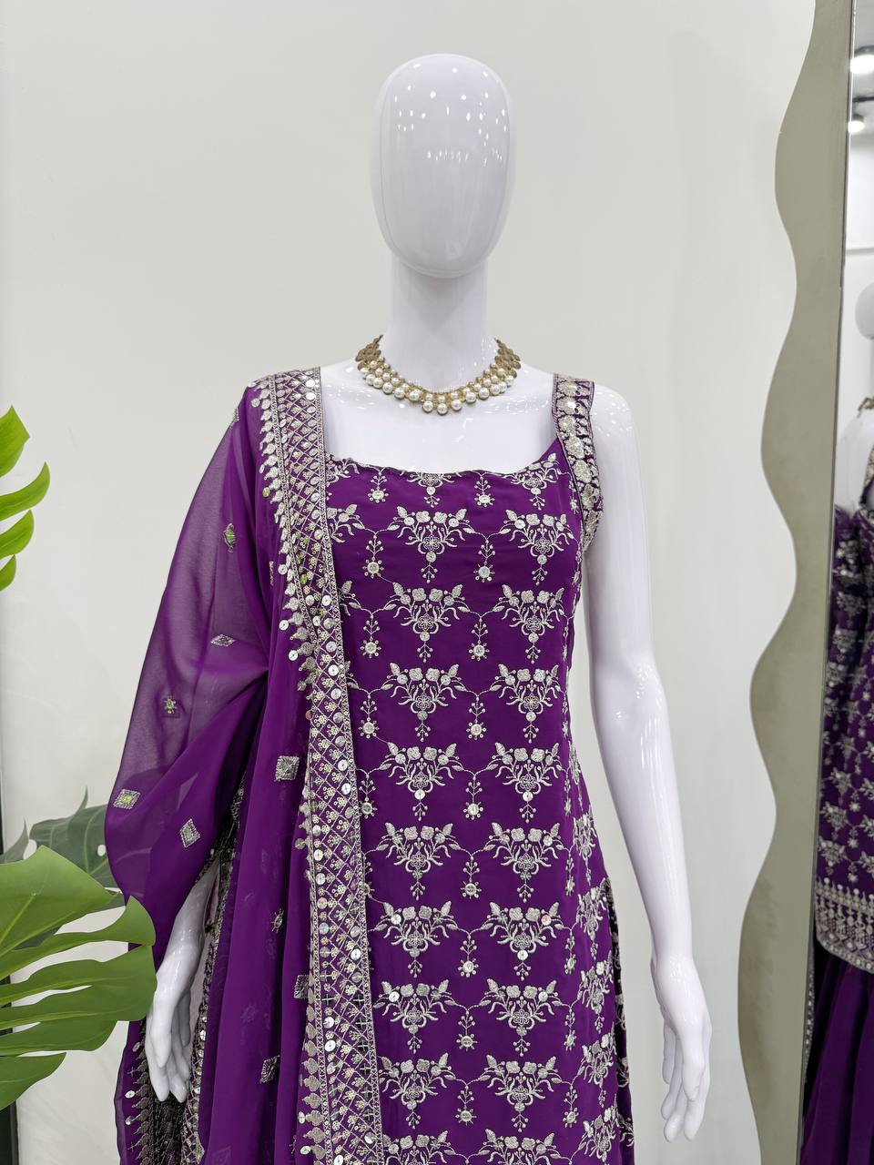 Royal Touch Georgette Sharara Set for Festive Evenings
